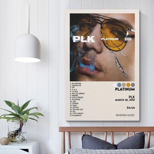 PLK Platinum Poster mural sur toile pour salon, chambre à coucher, décoration d'intérieur, bureau, salle de sport 20 x 30 cm